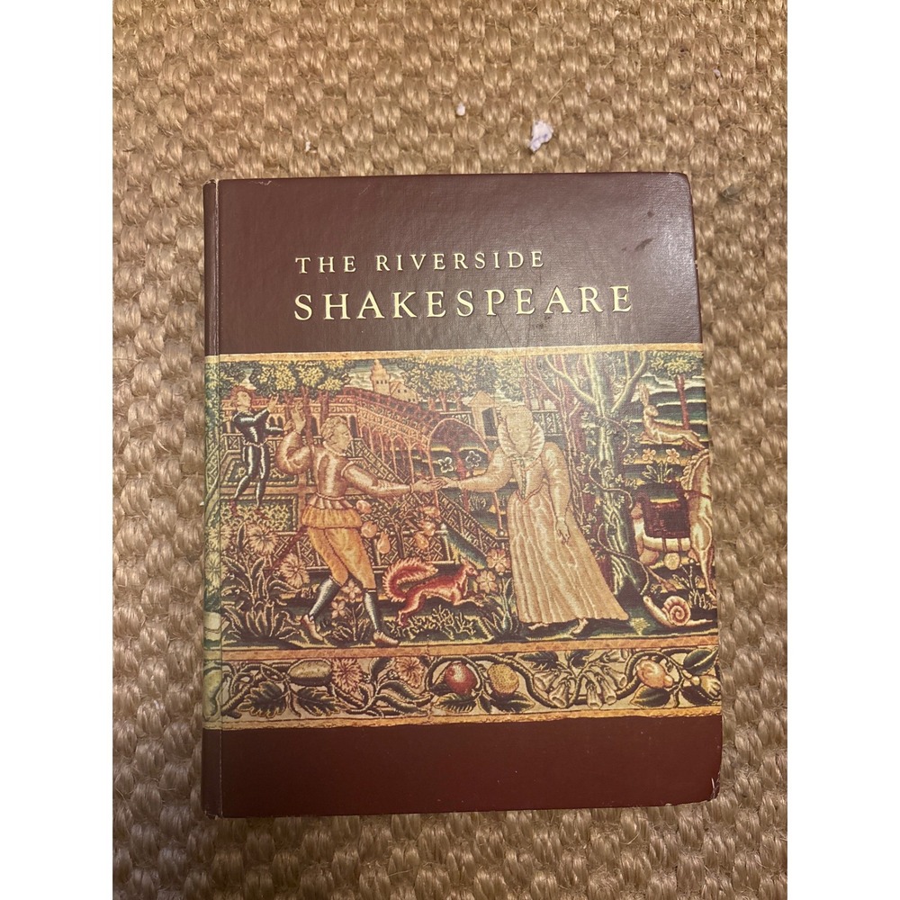 Houghton Mifflin The Riverside Shakespeare Book OS‎ Brown Good 1974 Hardcover